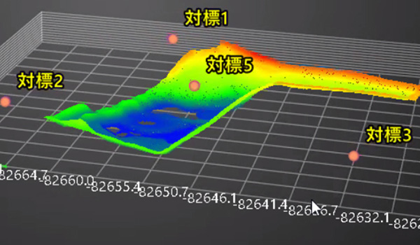 ３Dで抽出されたデータの写真